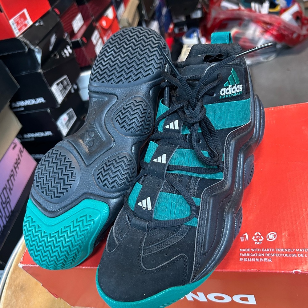 adidasTop Ten 2000 EQT 'Core Black Green' Men’s Shoes Sz 9 Like Like  no Box